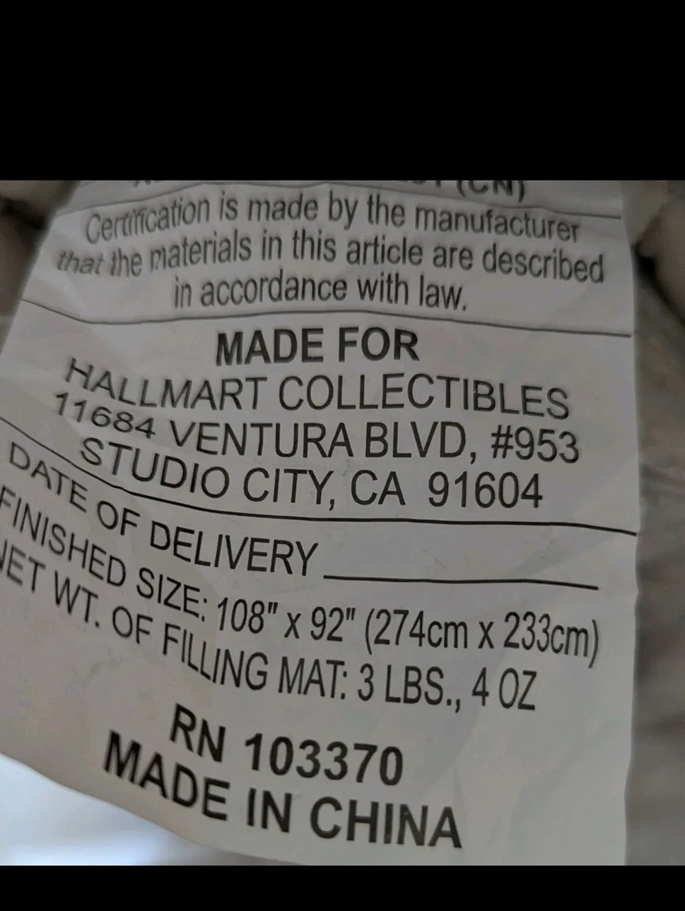 Hallmart King Size Bedspread Quilt 108